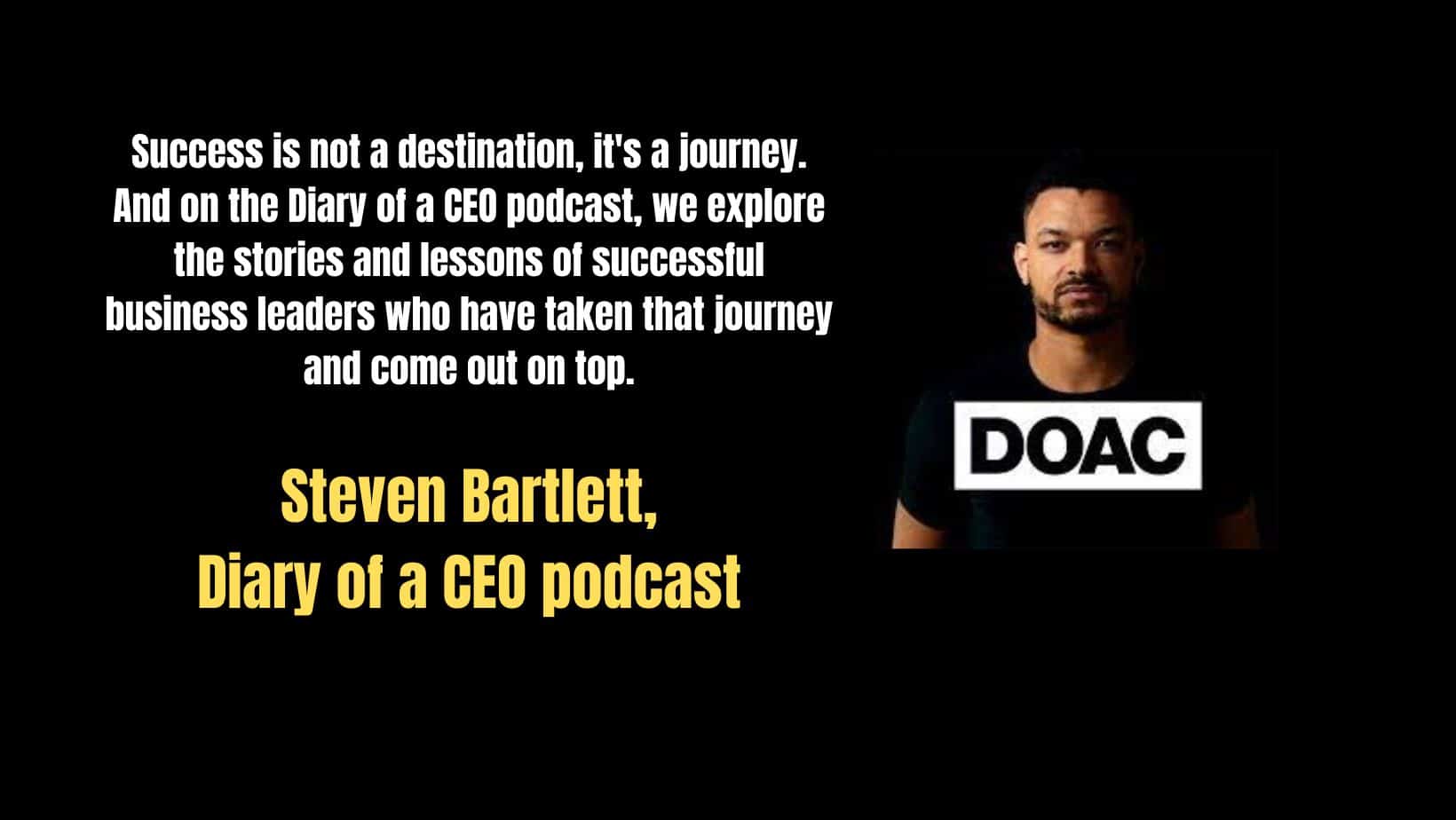 Diary of a CEO Podcast Review Insights from Successful Entrepreneurs