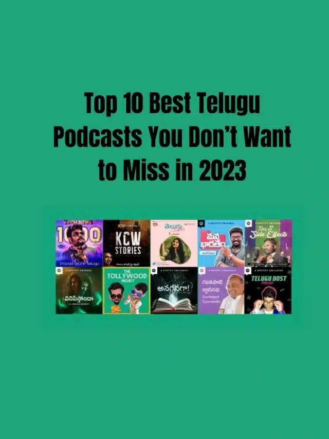 Top 10 Best Telugu Podcasts