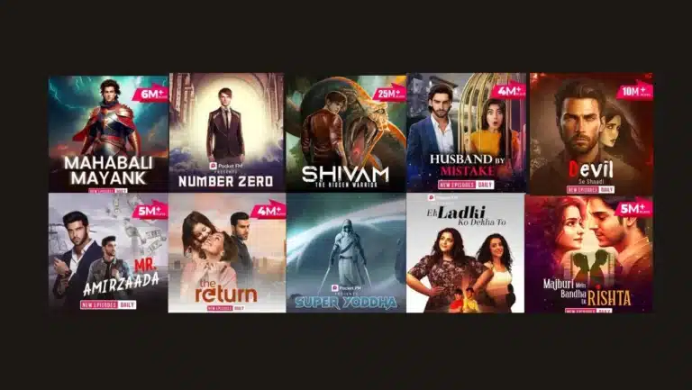 Top 20 Best Hindi Audio Series on Pocket FM: Listen Free (2023)