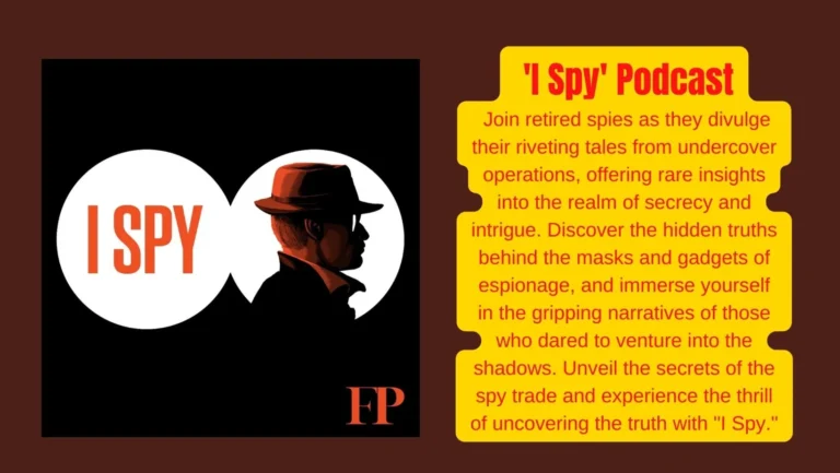From Hollywood to the CIA : ‘I Spy’ Podcast Exposes Spy Secrets