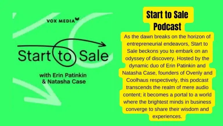 Unlock Entrepreneurial Secrets With Start to Sale Podcast by Vox Media