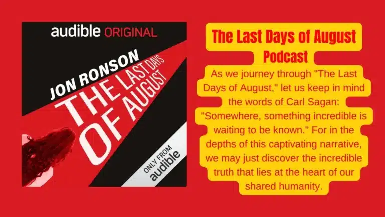 Uncover August Ames’ Mystery: The Last Days of August Podcast