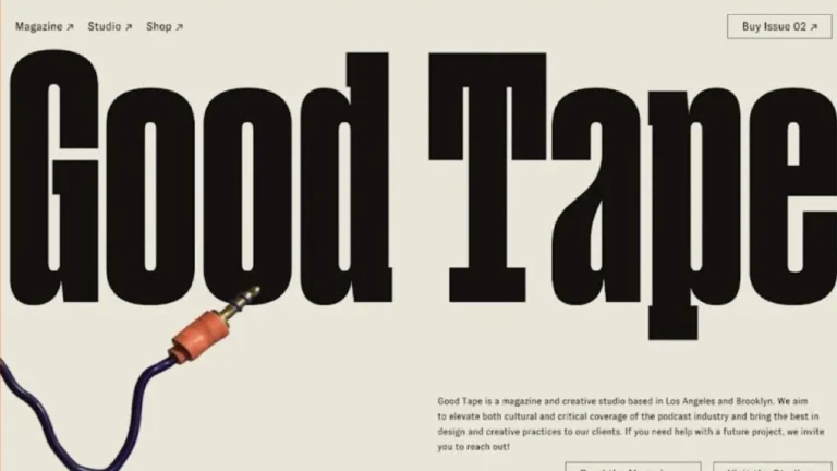 Good Tape Launches New Website and Creative Studio | Expanding Digital Presence
