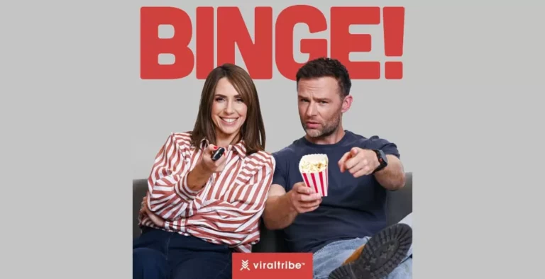 Celebrity Hosts Alex Jones and Harry Judd Debut BINGE! Podcast on Adelicious Network