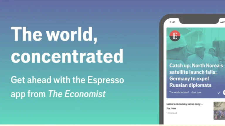 The Economist Offers Free Espresso App for Students Worldwide