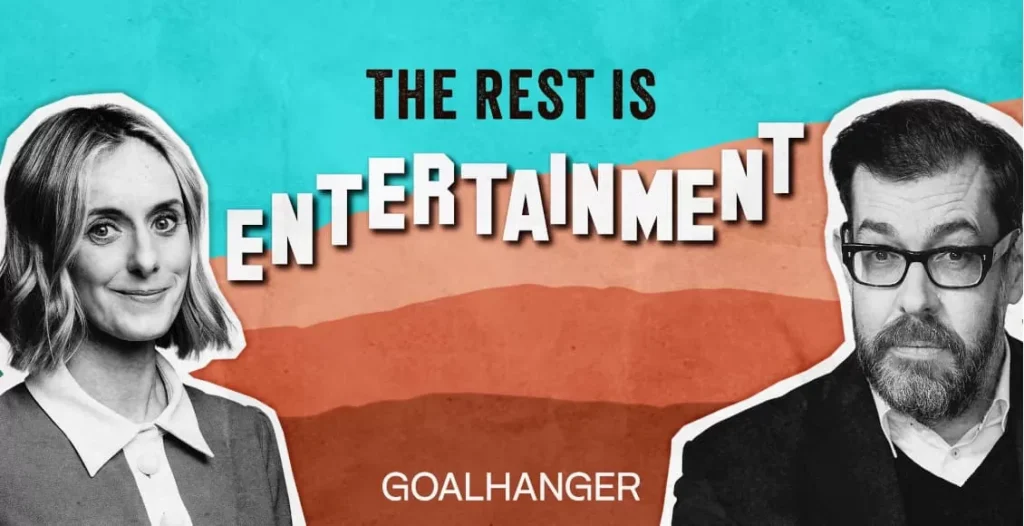 The Rest Is Entertainment Podcast live show at Royal Albert Hall – Richard Osman and Marina Hyde