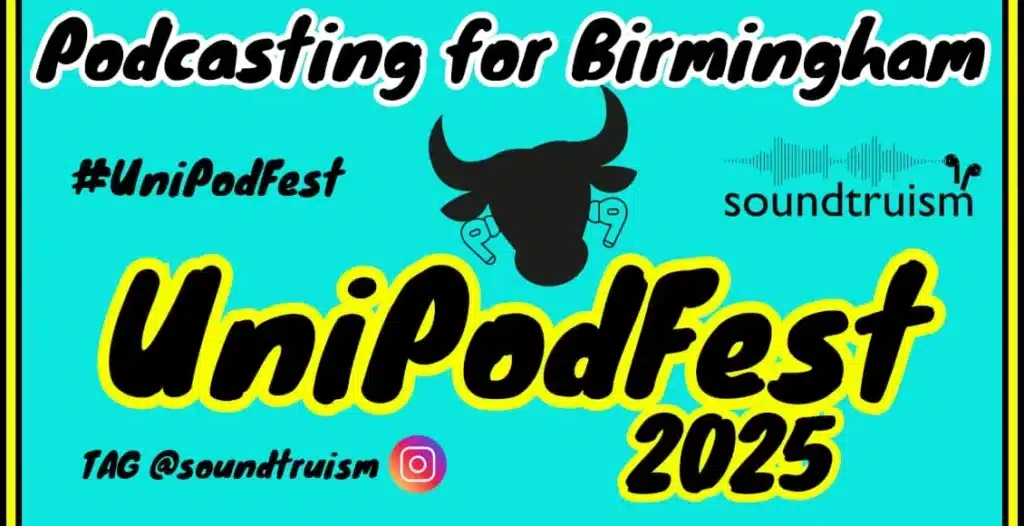 UniPodFest 2024 – Women in Podcasting event at Birmingham City University, featuring keynote speaker Kelechi Okafor and industry experts