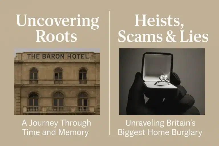 Exploring Heritage and Heists: A Straight  Drive into Two Compelling Podcasts