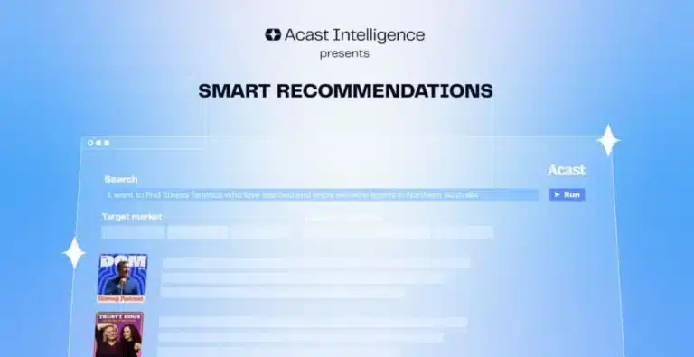 Acast Launches AI-Powered Smart Recommendations for Enhanced Podcast Ad Targeting