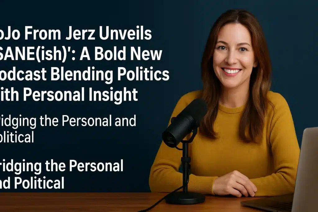 JoJo From Jerz Unveils 'SANE(ish)': A Bold New Podcast Blending Politics with Personal Insight