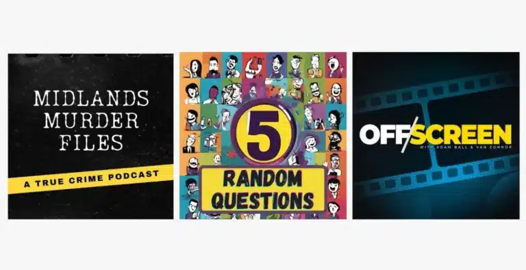 Mercury Podcasts Adds Midlands Murder Files, 5 Random Questions & OffScreen to Growing Indie Network