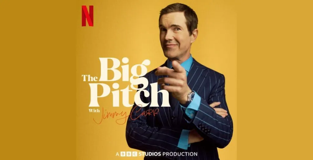 Podcast cover art of Jimmy Carr hosting The Big Pitch podcast