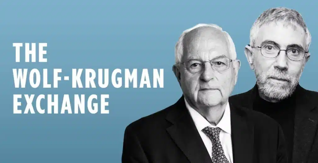 Cover image for The Wolf-Krugman Exchange podcast by Financial Times,