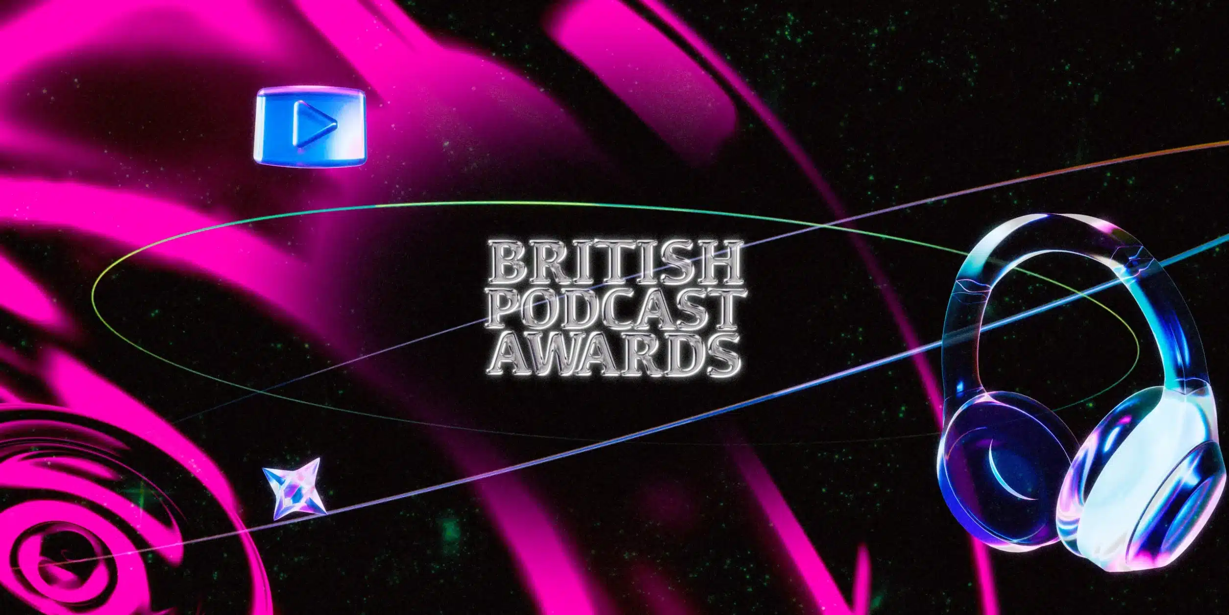 Podcast cover art for the British Podcast Awards 2025 Listeners’ Choice category – Voting open now
