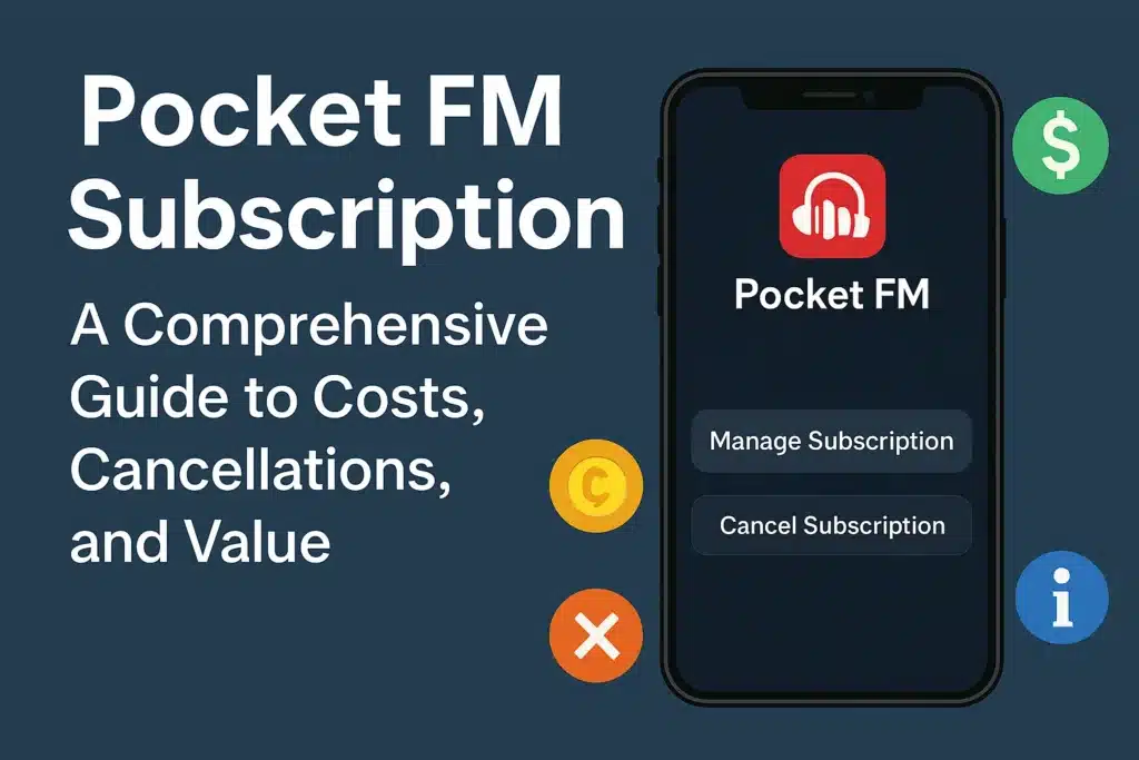 Screenshot of Pocket FM subscription cancellation process