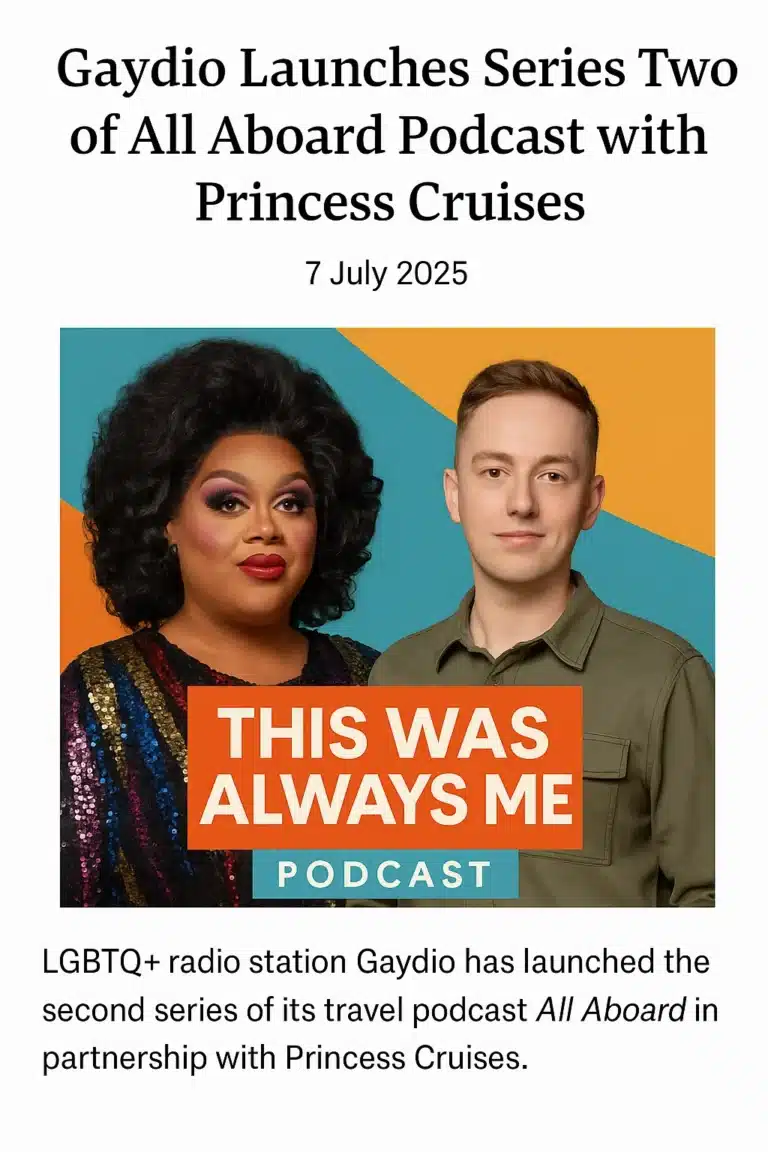 All Aboard Podcast Returns: Gaydio & Princess Cruises Launch LGBTQ+ Travel Series 2