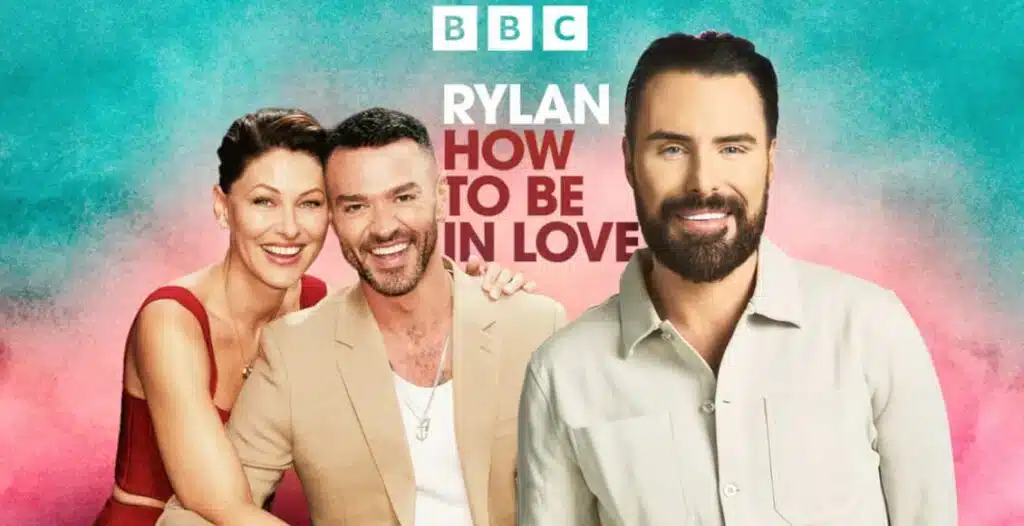 Matt and Emma Willis speaking emotionally on Rylan Clark’s podcast “How to Be in Love,” sharing insights into their relationship and personal growth.