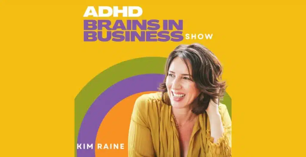 Podcast cover for The ADHD Brains in Business Show