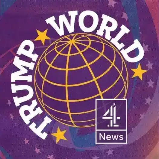 Podcast cover for TrumpWorld Podcast on Donald Trump’s UK Visit Launched by Channel 4 News