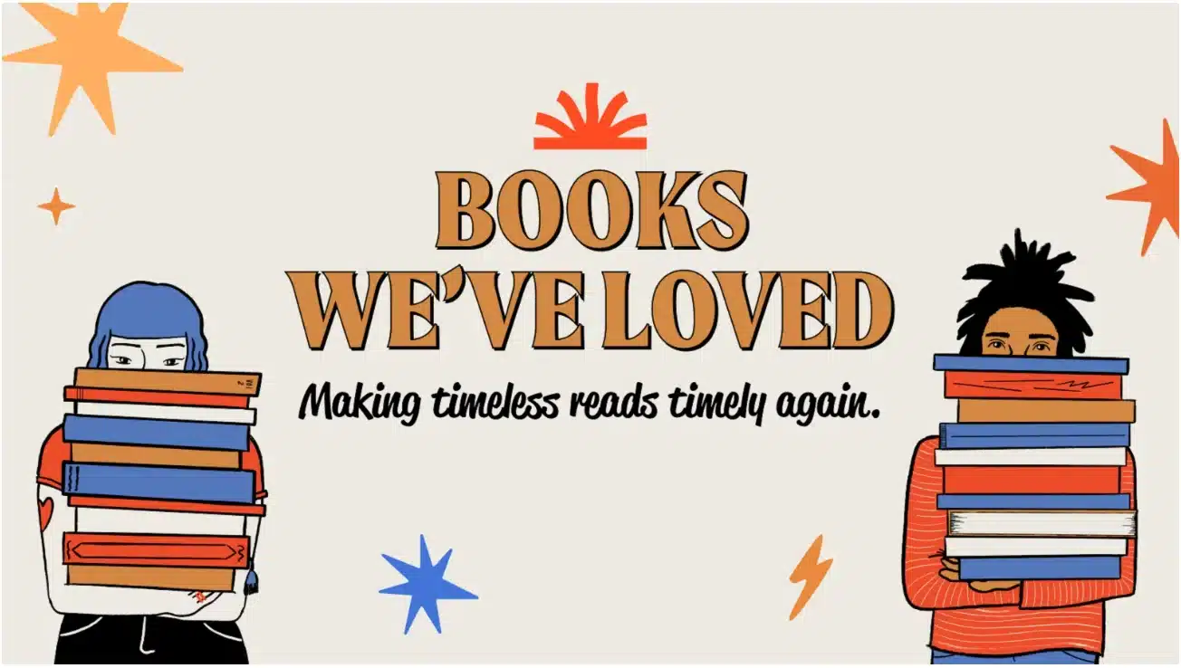 NPR Books We’ve Loved podcast cover with host names and featured classic books