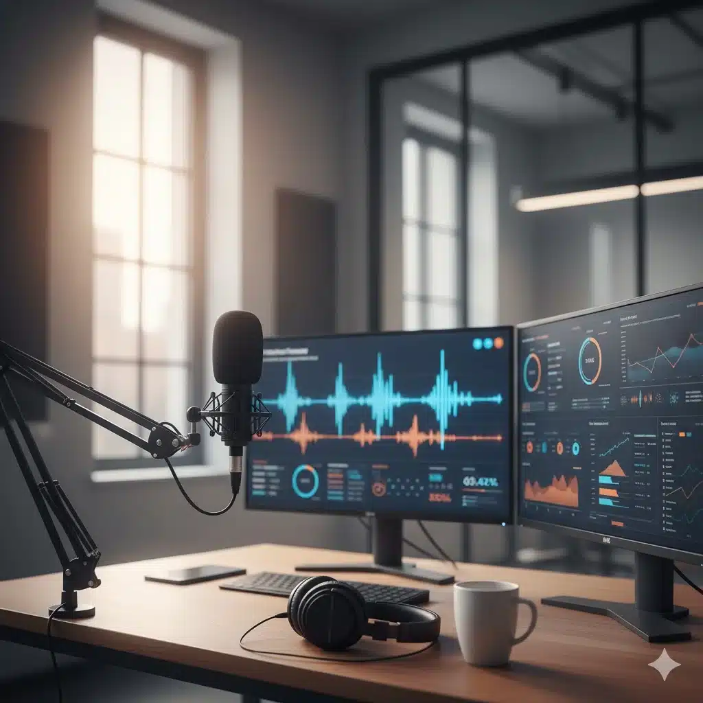Oxford Road What Brands Want 2025 report infographic showing podcast advertising growth opportunity and measurement challenges