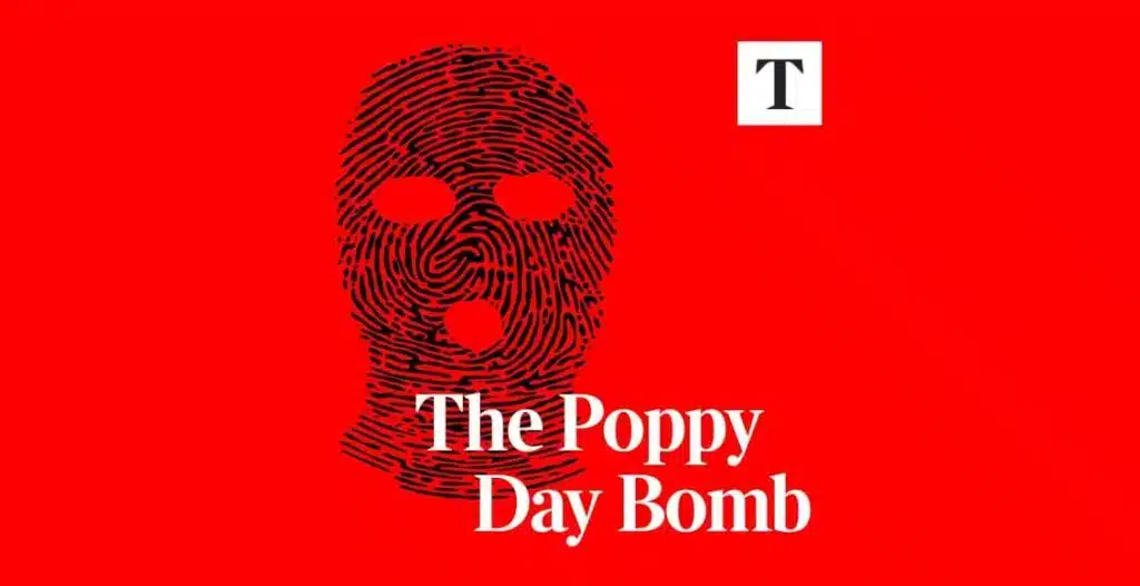 Podcast cover art for The Poppy Day Bomb podcast