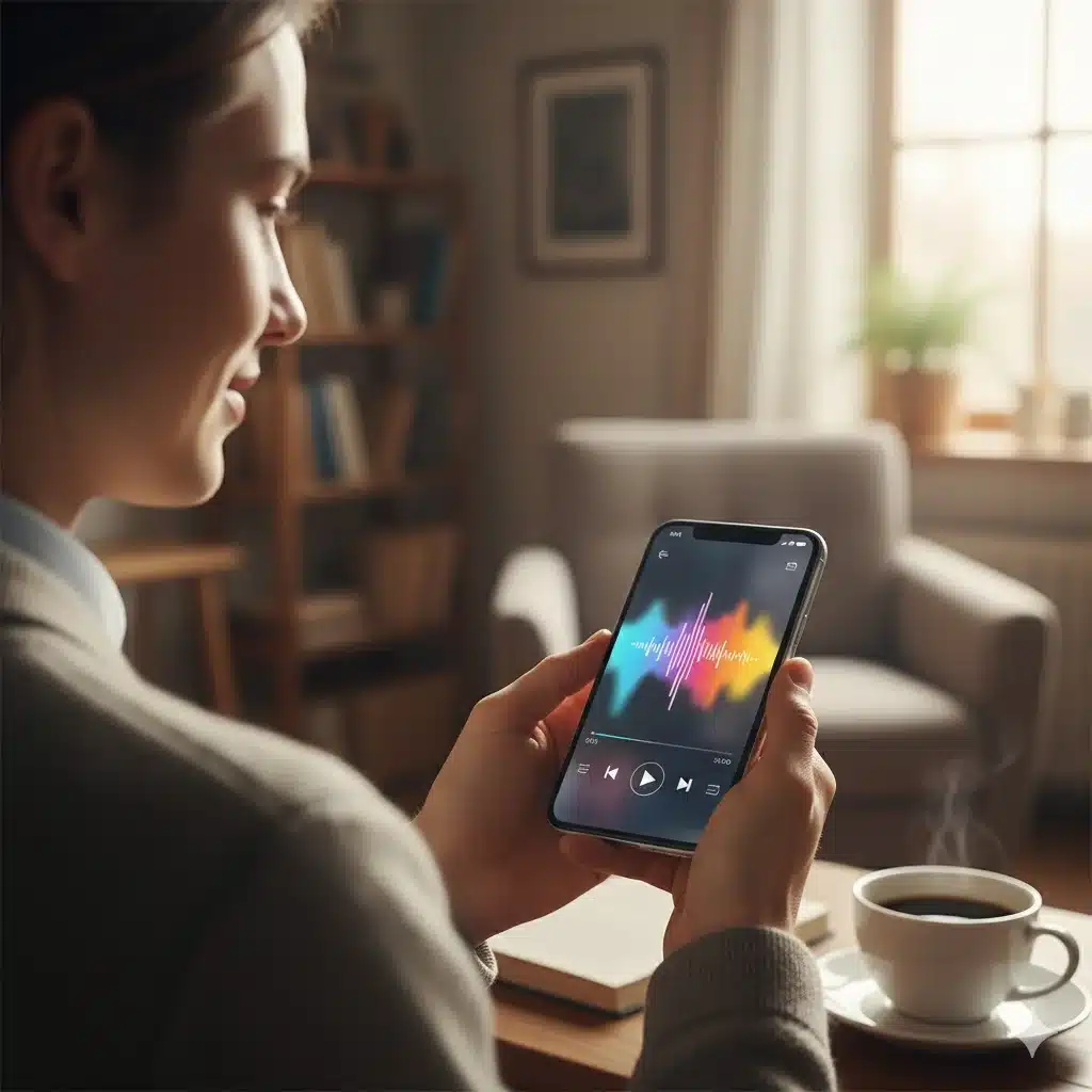 Spotify Recaps feature shown on a mobile screen, highlighting personalised audiobook summaries