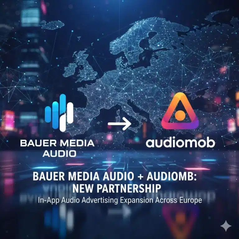Bauer Media Expands audioXi Across Europe With New Audiomob In-App Audio Advertising Partnership