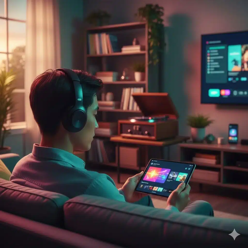 Spotify Wrapped 2025 graphic showing top podcasts, music, and personalized user insights