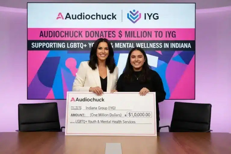 Audiochuck Donates $1 Million to IYG to Support LGBTQ+ Youth in Indiana