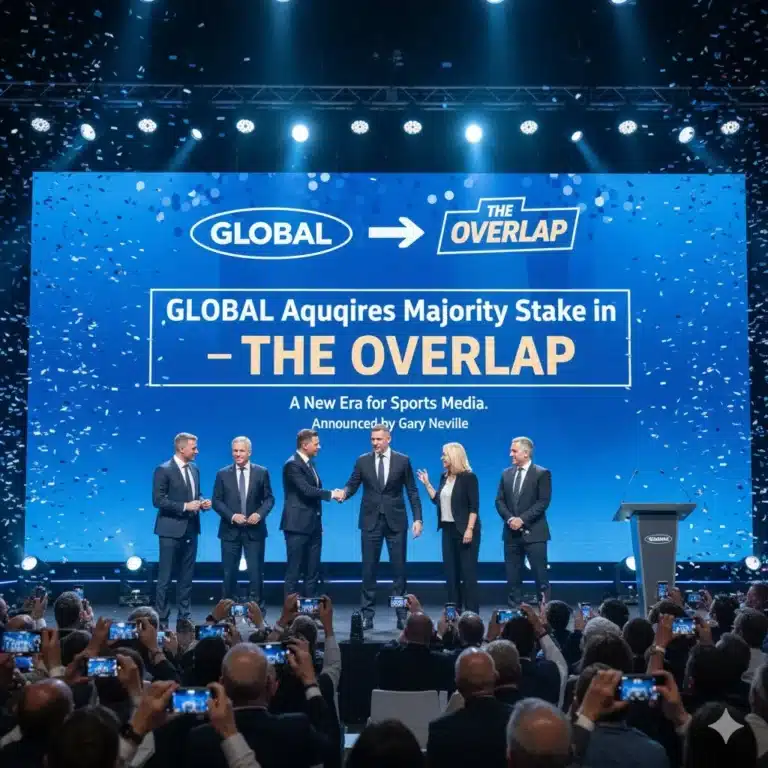 Global Acquires Majority Stake in Gary Neville’s The Overlap | Sports Podcast & Video Expansion