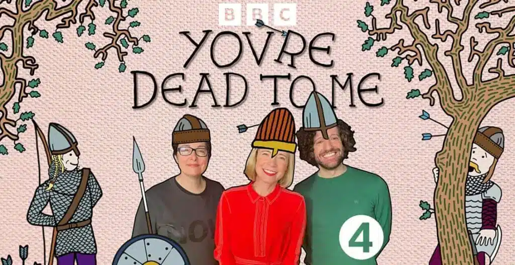 Greg Jenner hosting BBC Radio 4 You’re Dead to Me live podcast UK tour 2026