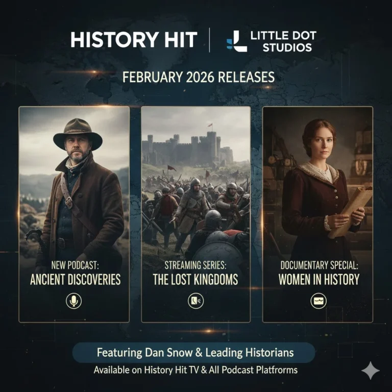 History Hit & Little Dot Studios Announce February 2026 Streaming and Podcast Highlights
