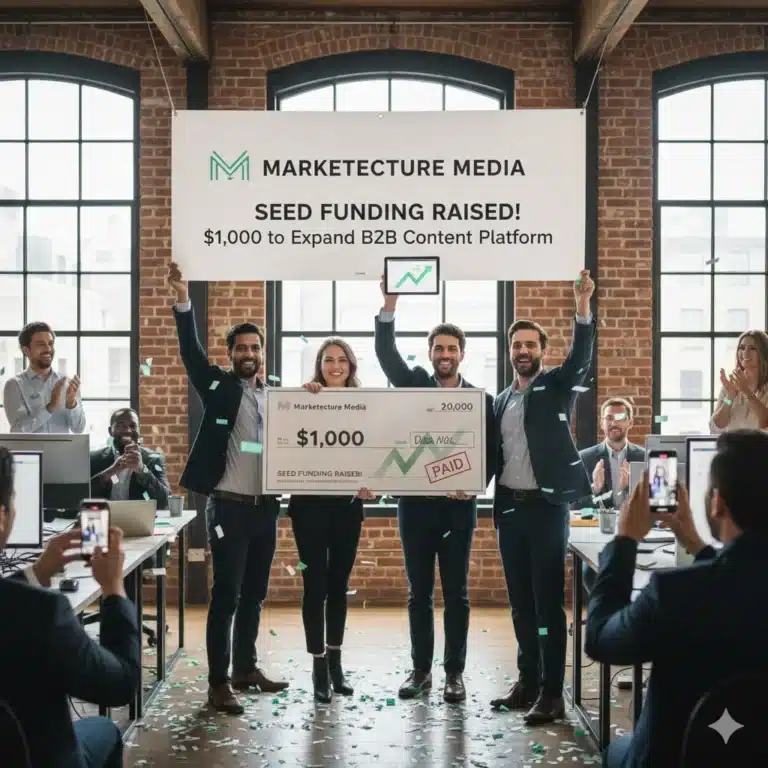 Marketecture Media Raises $1 Million Seed Funding to Expand B2B Marketing Content Platform