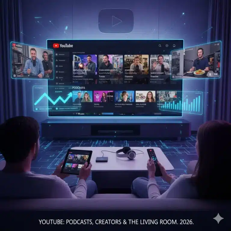 YouTube’s 2026 Podcast Strategy: Neal Mohan’s Plan to Transform Creators & Living-Room Streaming