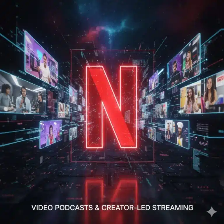 Netflix Expands Into Video Podcasts: Early Success Signals More Deals Ahead