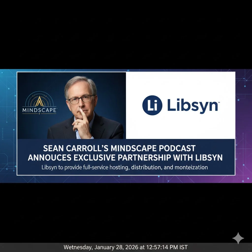 Sean Carroll Mindscape podcast Libsyn partnership announcement news