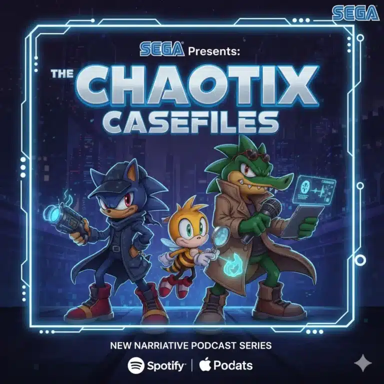 Sega Launches Sonic Podcast “The Chaotix Casefiles” | Sonic Audio Series 2026