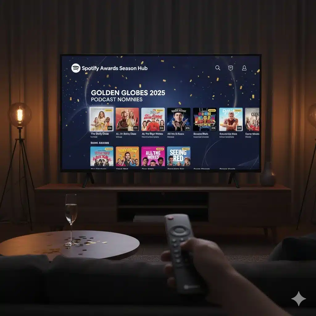 Spotify launches Awards Season Hub highlighting podcast nominees ahead of Golden Globes 2026