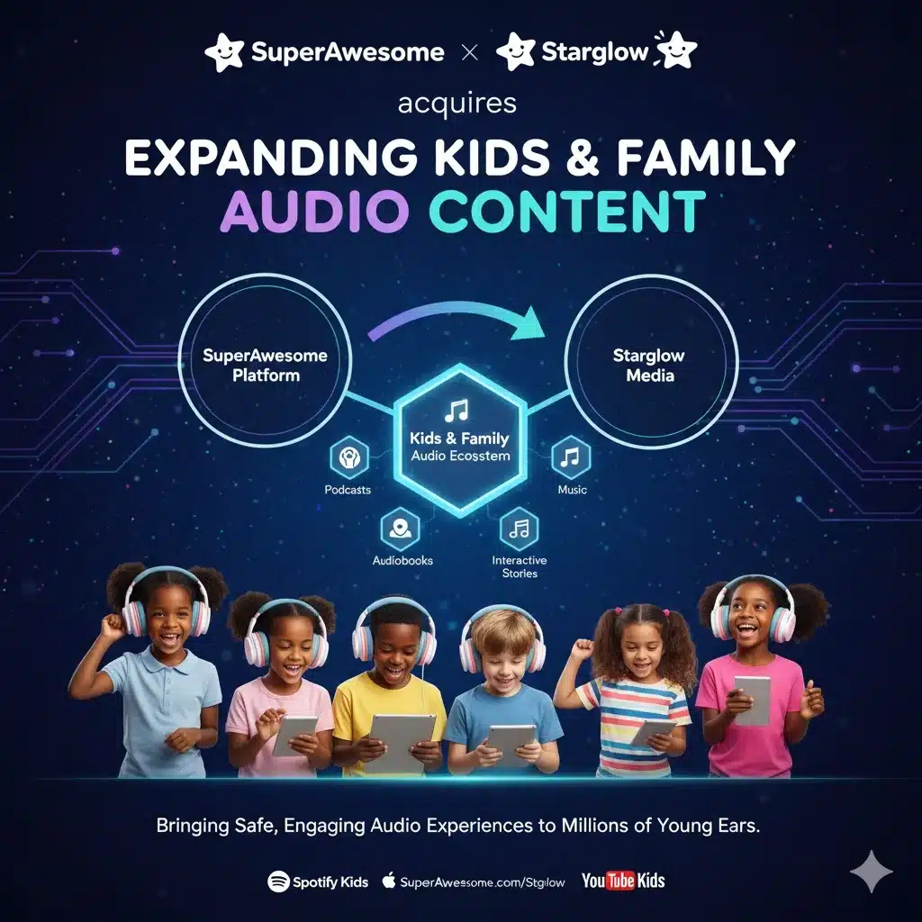 SuperAwesome acquires Starglow Media to expand kids and family audio content ecosystem