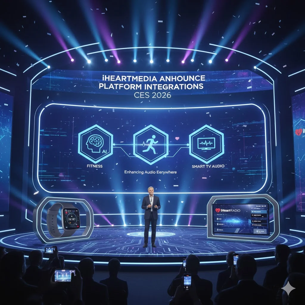 iHeartMedia announces new platform integrations at CES 2026 showcasing AI, fitness, and smart TV audio expansion
