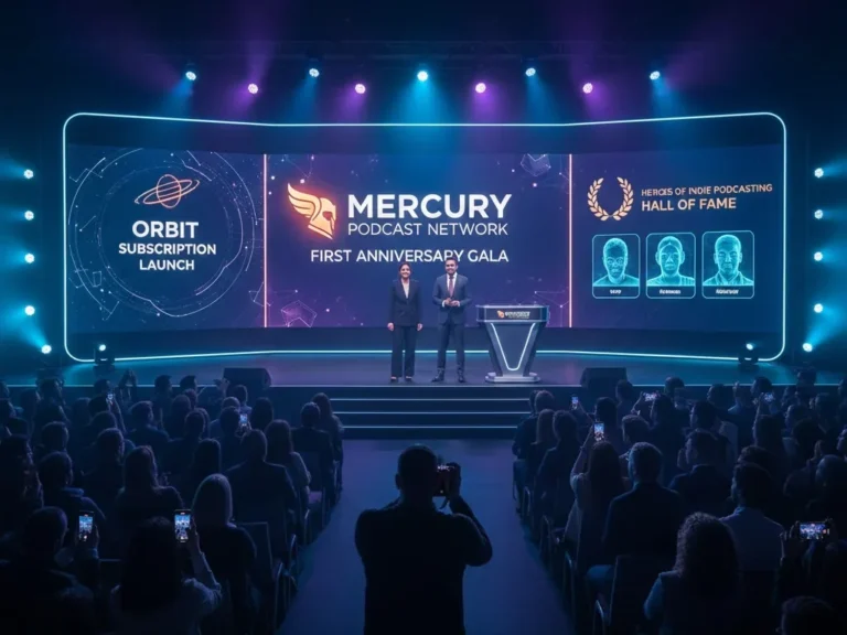 Mercury Podcast Network Marks One Year With Orbit Launch and Indie Podcasting Hall of Fame