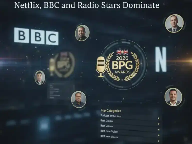 Podcast Nominees Lead 2026 BPG Awards Shortlist as Netflix, BBC and Radio Stars Dominate