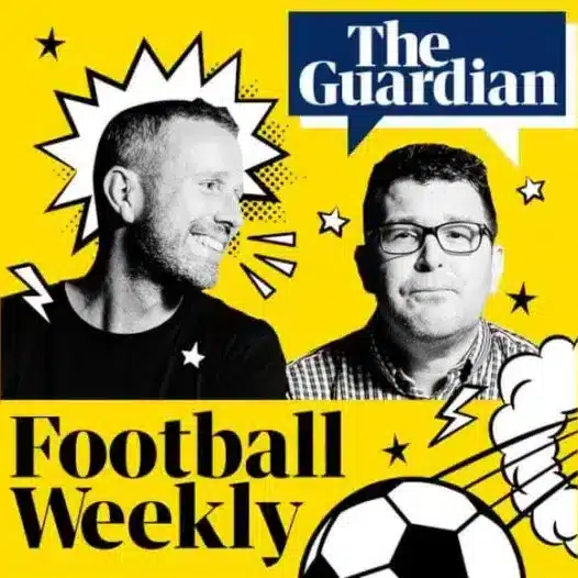 Podcast cover of Football Weekly podcast live recording at SXSW Austin 2026