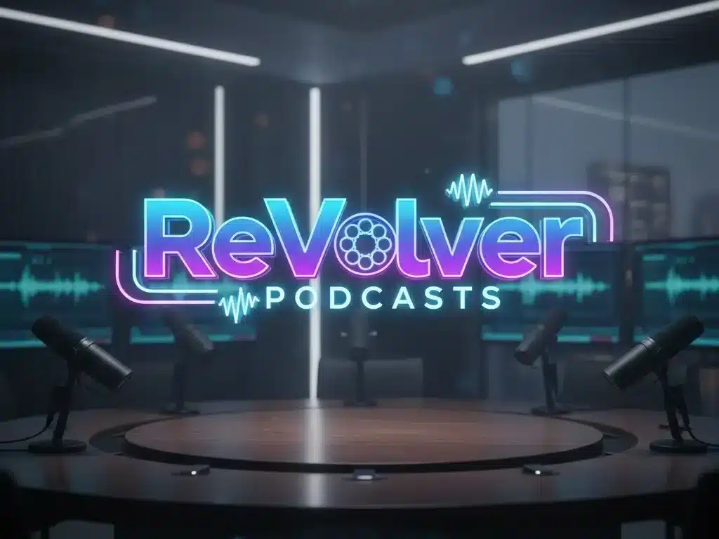 ReVolver Podcasts logo and branding