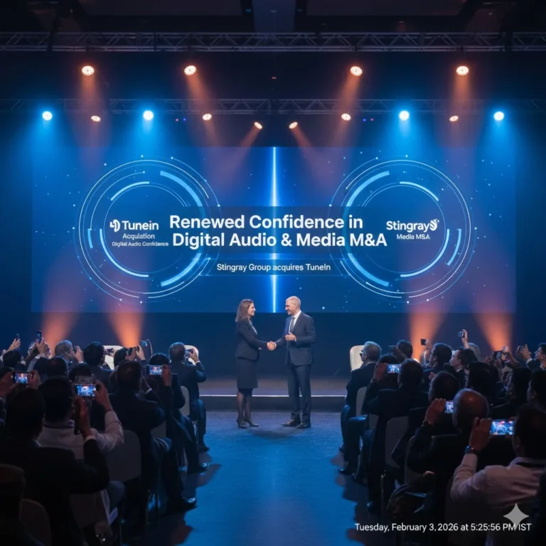 Digital M&A Rebounds in 2025: TuneIn’s $175M Sale Signals New Confidence in Audio