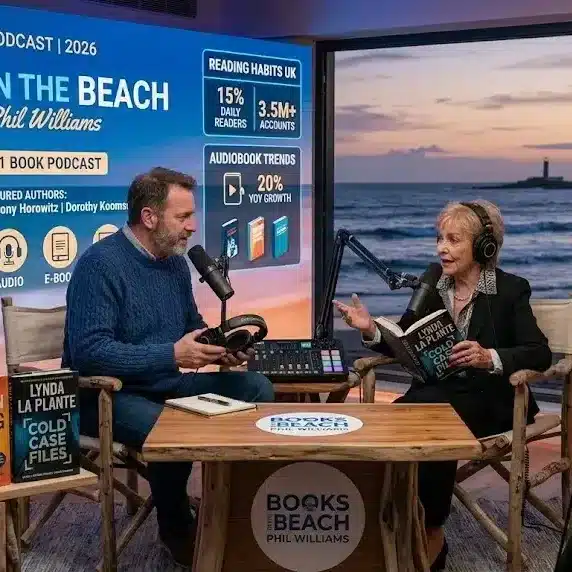 Phil Williams Launches ‘Books on the Beach’ Podcast Featuring Top Authors in 2026