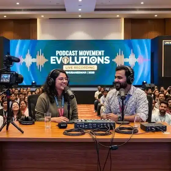 Live podcast recording during Podcast Movement Evolutions festival