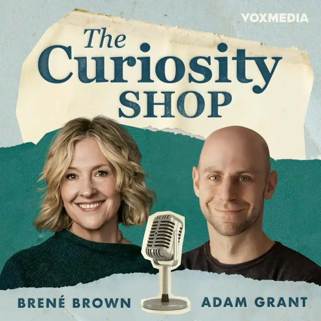 Podcast cover of new podcast The Curiosity Shop