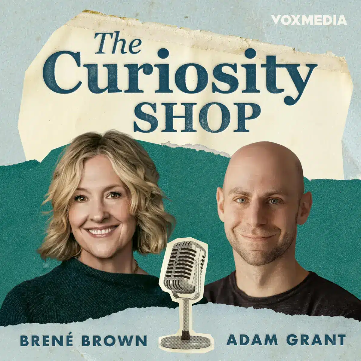 Podcast cover of new podcast The Curiosity Shop